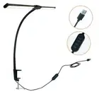 3 Color Modes Led Desk Lamp Double Head Gooseneck Smart Light Office