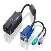 SERVEREDGE PS2 CAT5e/CAT6 Dongle for LCD KVM rack Drawer- VGA/PS2