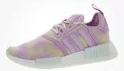 ADIDAS HQ6184 NMD_R1 Junior’s Lilac/White/Lilac Mesh Running Shoes Size 6