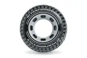 Intex 1.14m Monster Truck Tyre Tube Portable Ride-On Float Pool Toy w Handle 9+