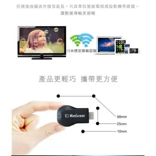 HDMI無線傳輸器 同屏器 手機影像聲音傳送到電視 推送寶 無線影音傳輸器 WIFI影像 類Anycast