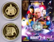 RARE Creation Las Vegas 2017 STAR TREK Convention GOLD COIN & PROGRAM GUIDE!