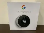 Google Nest 3rd Generation Learning Thermostat- White