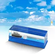 Cruise Ship Fluid Drift Bottle, Cruise Ship Fluid Drift Bottle, Drift Bottle Unsinkable Boat, Creative Acrylic Fluid Drift, Decorative Unsinkable Boat Toy (Titanic)