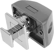 1 Set Push Button Rv Cabinet Latch Durable Drawer Lock Heavy Duty Cabinet Door Button Reliable Security for Rvs and Trailers Easy Installation for Home and Travel