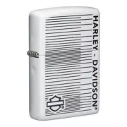 Zippo Refillable Windproof Metal Constructed Harley Davidson White Matte Lighter