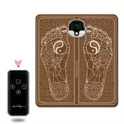 NNETM Rechargeable EMS Foot Massager with Intelligent Chip & Remote Control(Brown)