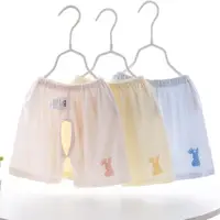 在飛比找ETMall東森購物網優惠-嬰兒褲子夏季薄款開檔短褲莫代爾超薄新生兒男女寶寶無骨睡褲褲衩