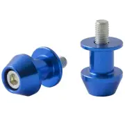 Bobbin Spools Swingarm Paddock Stand Adaptors M10 Motorbike Motorcycle Blue