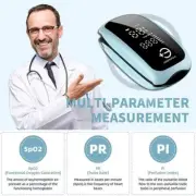 Rechargeable Fingertip Pulse Oximeter Blood Oxygen Saturation Monitor Heart Rate
