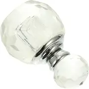 Vintage Transparent Perfume Bottles Refillable Crystal Container for Essential Oils Elegant Design for Home and Travel Use Empty Perfume Storage