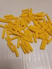 NEW LEGO 20X YELLOW TECHNIC CROSS AXLE 3M #4519.