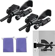 ​​Portable Door Lock, 2 Pcs Hotel Door Safety Lock with Bags, Upgraded Travel Door Lock, Adjustable Home Security Door Locker, Perfect for Traveling Hotel Home Apartment College and Travel
