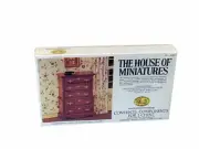 Vintage House of Miniatures KIT # 40009 Chippendale Chest on Chest. Scale 1 : 1