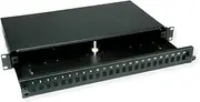 VALUE 19-inch Splicing Box Empty 1 U, Extendible, 24x SC SX/LC DX