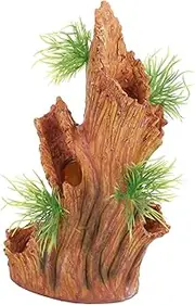 Ipetboom Home Decor Aquarium Tree Decor Decorative Tree Stump Sinking Tree Decor Tree Stump Model Tree Stump Craft Aquarium Tree Stump Decor Aquarium adorns Resin Climbing pet Accessories