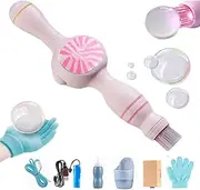 Smoke Bubble Machine & Elastic Magic Wand, Elastic Bubble Fog Wand, Infinite Smoke Bubbles Magic Wands, Interactive Fog Bubbles Machine (B)