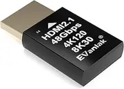 4K 120Hz HDMI 2.1 Dummy Plug – High-Resolution Virtual Display Emulator for PC, VR Headsets & Cryptocurrency Mining | Supports 8K @30Hz, Headless Ghost Display Adapter-1P