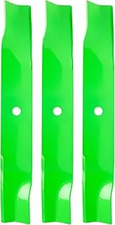TENGMUJX 3 Pack 742-04415 Mower Blade 942-04415 LawnRAZOR for Cub Cadet 60 inch Cut Decks M60 Tank60 PRO Z100 02005019 01005338 (High-Lift)