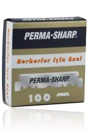 100 Perma Sharp Pre Cut Half Single Edge Razor Blades For Barbers Made In Russia