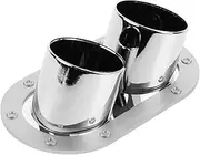 Muffler tip, Bumper Decor Decorative Muffler Anti-collision Rubber Decoration Cars Fake Exhaust Outlet Tip