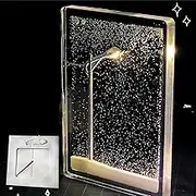 Snowy Night Light - Street Lamp DIY Materials With Snow Scenery and Flowing Effect (1PCS)