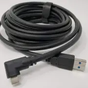 16ft/5M Link Cable for Oculus Quest 2 Type-C Right Angle to USB A Charging Cord