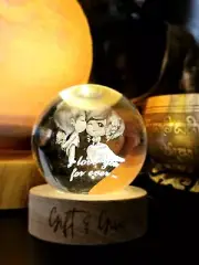 Kissing Couple LED Illusion Lamp , For Decoration, CHRISTMAS Gift, Unique Piece