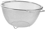 Small Mesh Strainer Rice Drainer Strainer Metal Strainer Fine Mesh Strainer Stainless Steel Over Sink Strainer Basket