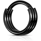 Ring Blue Clicker Piercing 1,2mm Black Septum Nose Piercing Men's Woman
