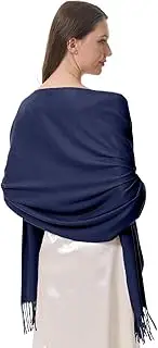 [lifwimner] Pashmina Shawls and Wraps for Women Wedding Evening Dress Long Ladies Scarf Bride Bridesmaid Gifts