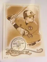 2017 Topps Gypsy Queen Portrait Art 5x7 Manny Machado Orioles MM1 02/10 Gold