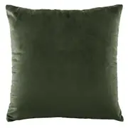Bianca Vivid Coordinates 65x65cm Velvet European Pillowcase Cover Forest Green