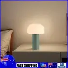 LED Mushroom Table Lamp 3 Color Dimmable Touch Lamp USB Rechargeable(Green) AU