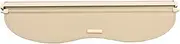 MEXWLOP Trunk Cargo Cover, for Nissan, for Qashqai 2008-2015, Safety Shield Rear Luggage Curtain Retractable Partition Privacy Car Accessorie Retractable Trunk Shelf(Beige)