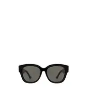 Gucci Eyewear Low Nose Bridge Round Frame Sunglasses 54 black