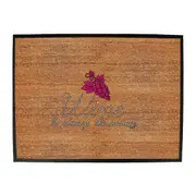 Alcohol Wine Is Always The Answer - Funny Novelty Doormat Man Cave Floor mat