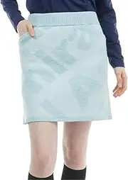 [アドミラル] Admiral Golf ADLA488 Women's Tennis Skirt, Feather Logo, Tweedy Skirt, Sax, Saxon Blue, L