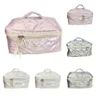 PU Make Up Pouch Bag INS Toiletry Organizer Case Handheld Wash Bag Travel