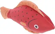 BCOATH Catnip Fish Shaped Plush for Cats Interactive Chew for Kittens Funny Teething and Grinding Fun for Indoor Play and Reducing Loneliness