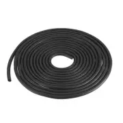 5mm x 6 Meters Foam Weather Stripping Door Seal for Instruments - Black