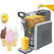 Slush Machine - 150W Slush Machine Maker - 2L Large Capacity Professional Frozen Drink Maker - Smoothie Blender- with LCD Touch Screen and Removable Drip Tray for Frappés, Milkshake