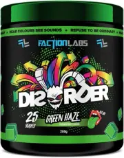 Faction Labs Disorder 25 Serves Green Haze