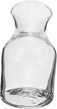 UTHCLO Mini Wine Carafe Flat Mouth Small Glass Jug for Wine Versatile Single Serve Decanter for Elegant