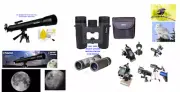 HD REFRACTOR TELESCOPE 75X-150X WITH FULL TRIPOD INCLUDED + DAY NIGHT BINOCULARS