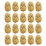 20PCS Handmade Cute Squeaky Little Potato Doll Pet Plush Doll For Dog Cat