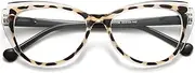 Viseng 6 Pack Reading Glasses Blue Light Blocking, Glare Computer Readers Fashion Nerd Eyeglasses for Women Men