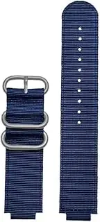 KTKBXUDMUL Nylon Watch Band Strap for Casio AE-1200 AE-1300 AE-1000W Modified Nylon Waterproof Wristband Men's Bracelet Accessorie 18mm(Blue sk)