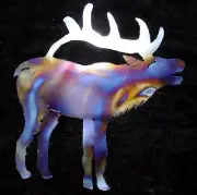 ELK Metal Mountain Lodge Cabin Wall Accent Art Decor