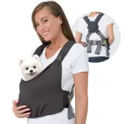 Dog Carrier for Small Dogs, Front Facing Dog Sling Carrier for Small Dog & Pu...